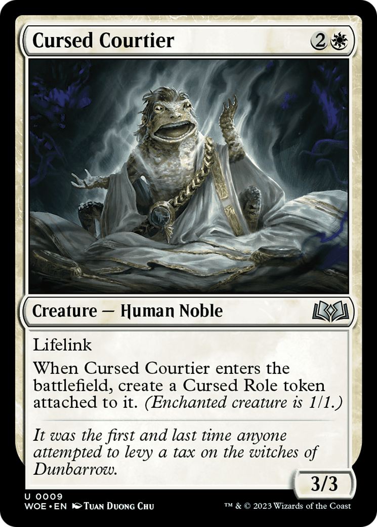 Cursed Courtier [Wilds of Eldraine] [Foil]