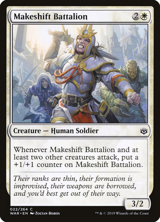 Makeshift Battalion [War of the Spark] [Foil]