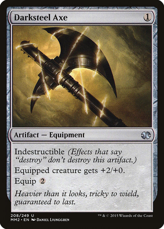 Darksteel Axe [Modern Masters 2015] [Foil]