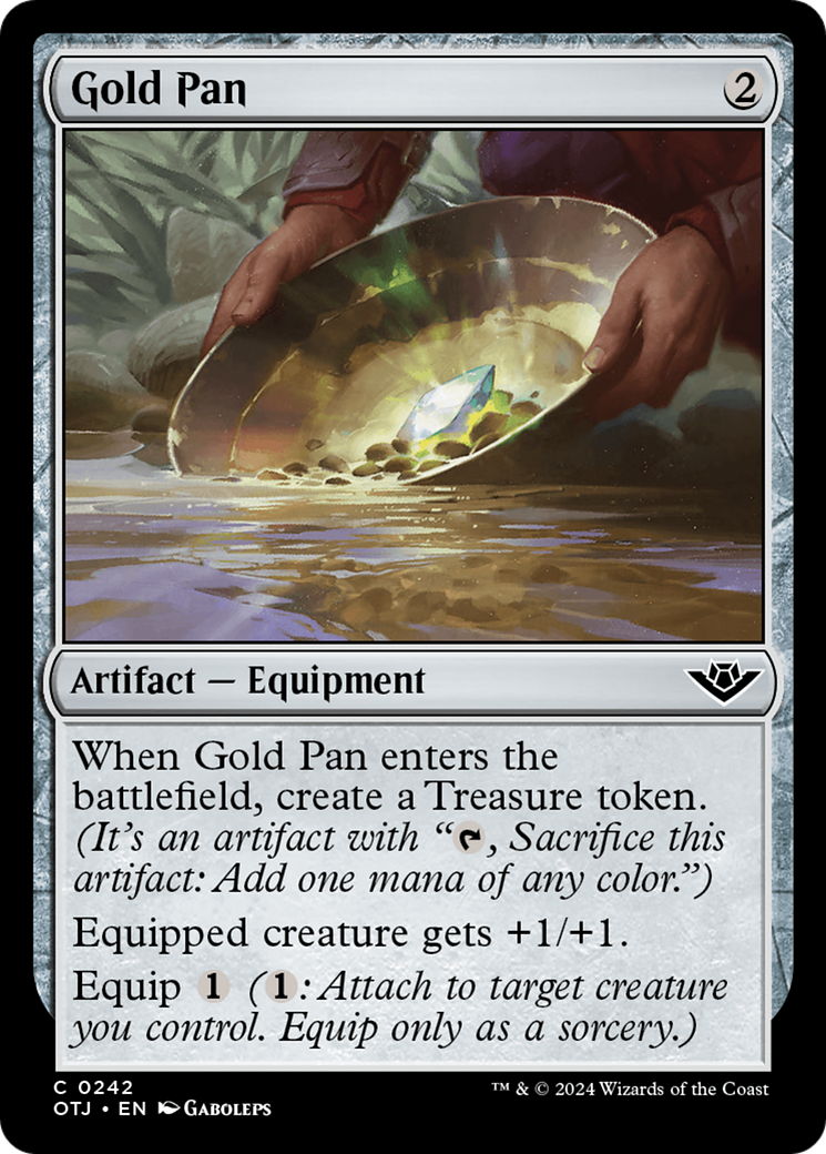 Gold Pan [Outlaws of Thunder Junction] [Foil]