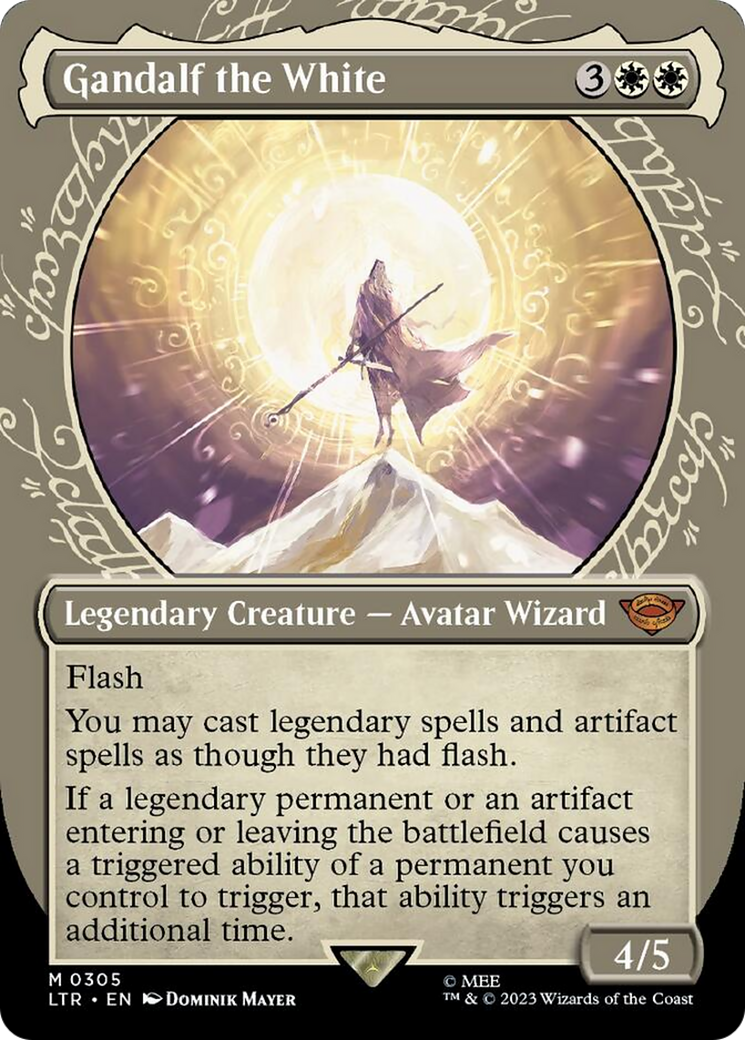 Gandalf the White (Showcase Ring Frame) [The Lord of the Rings: Tales of Middle-Earth] [Foil]