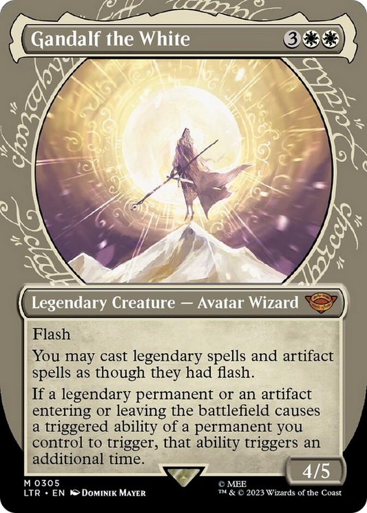 Gandalf the White (Showcase Ring Frame) [The Lord of the Rings: Tales of Middle-Earth] [Foil]