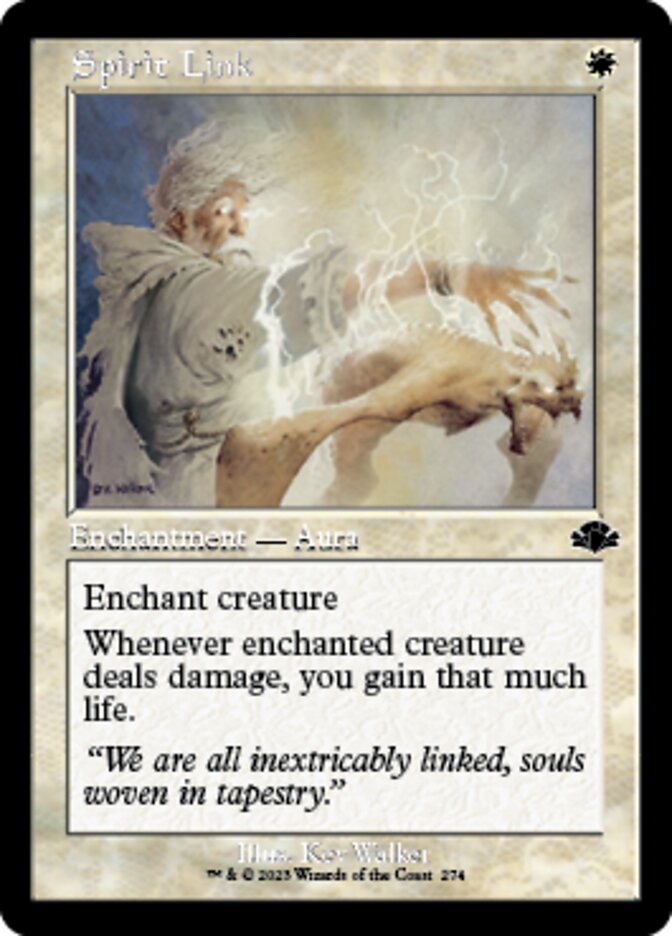 Spirit Link (Retro) [Dominaria Remastered] [Foil]
