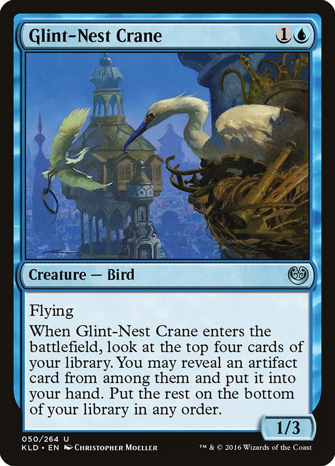 Glint-Nest Crane [Kaladesh] [Foil]