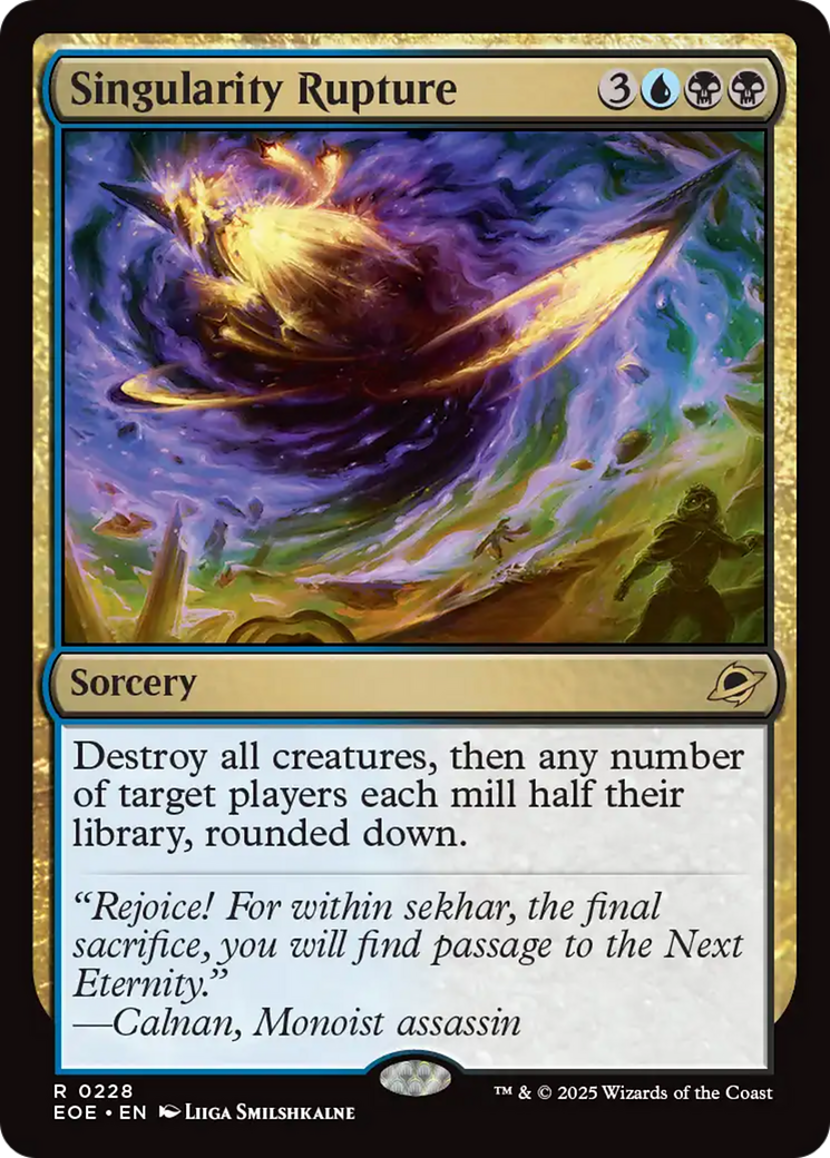Singularity Rupture [Edge of Eternities] [Foil]