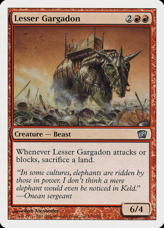 Lesser Gargadon [Eighth Edition] [Foil]