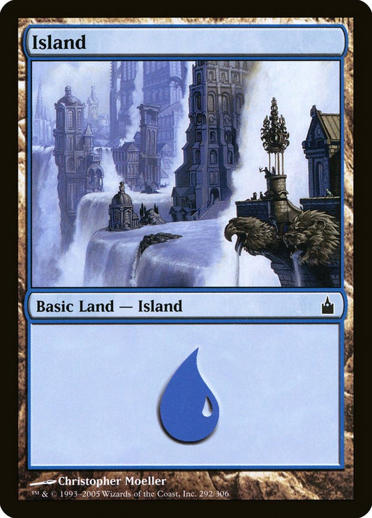 Island (292) [Ravnica: City of Guilds] [Foil]