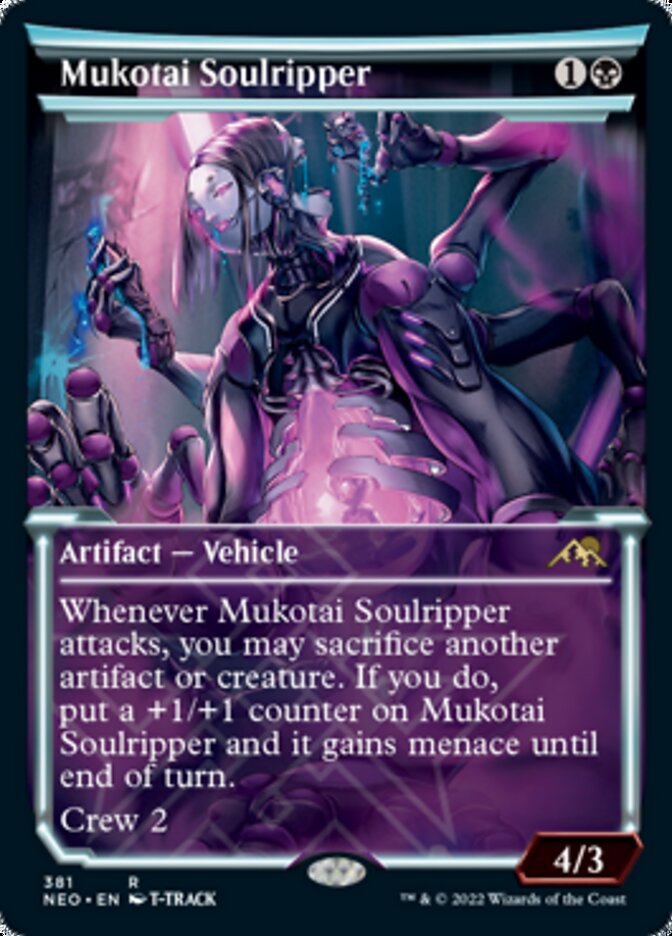 Mukotai Soulripper (Showcase Soft Glow) [Kamigawa: Neon Dynasty] [Foil]