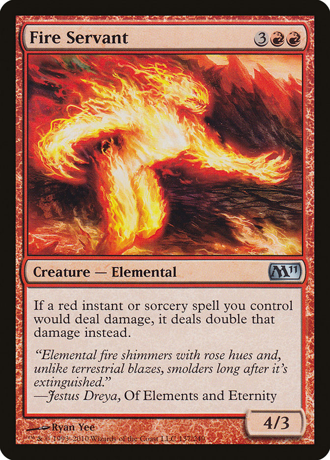 Fire Servant [Core Set 2011] [Foil]