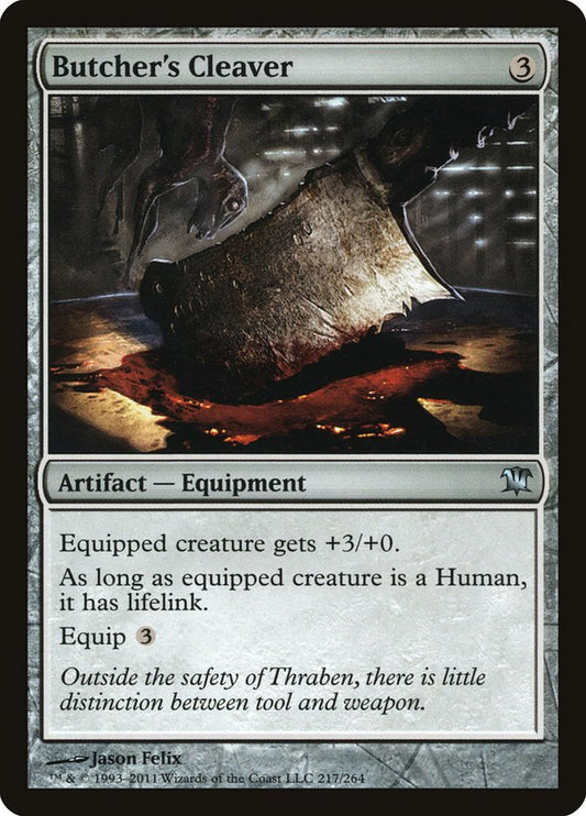 Butcher's Cleaver [Innistrad] [Foil]