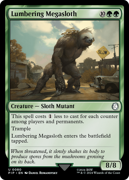 Lumbering Megasloth [Fallout] [Foil]