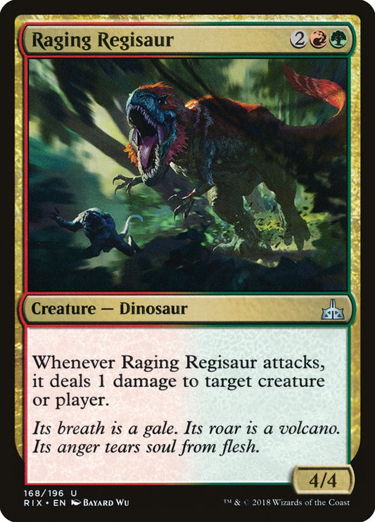 Raging Regisaur [Rivals of Ixalan] [Foil]