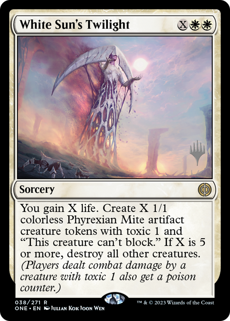 White Sun's Twilight (Promo Pack) [Phyrexia: All Will Be One Promos] [Foil]