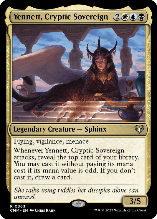 Yennett, Cryptic Sovereign [Commander Masters] [Foil]