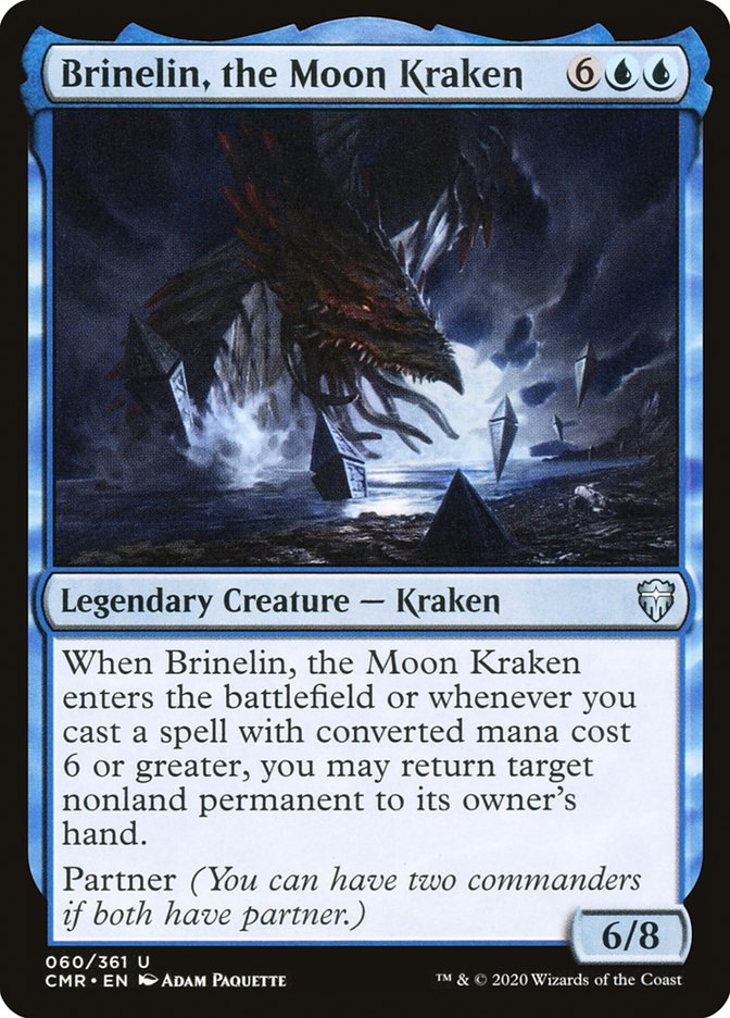 Brinelin, the Moon Kraken [Commander Legends] [Foil]