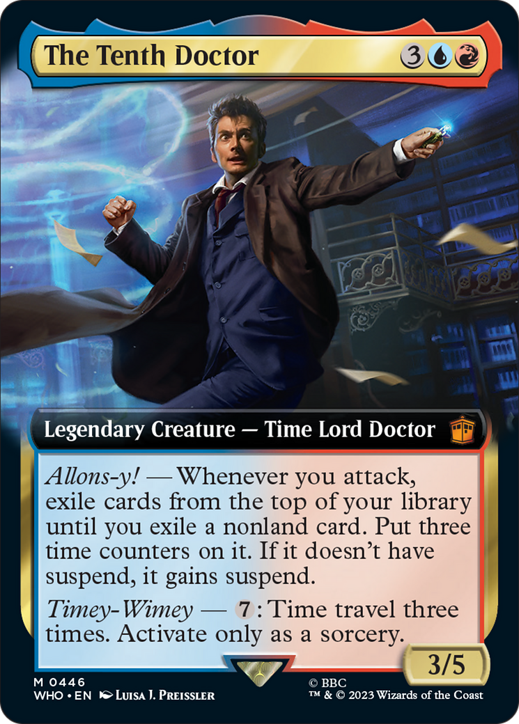 The Tenth Doctor (Extended Art) [Doctor Who] [Foil]