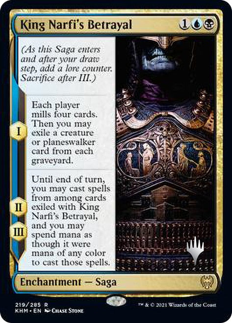 King Narfi's Betrayal (Promo Pack) [Kaldheim Promos] [Foil]