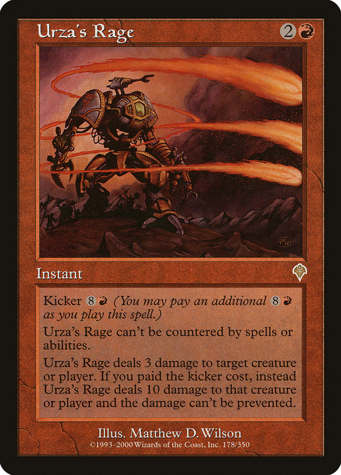 Urza's Rage [Invasion] [Foil]