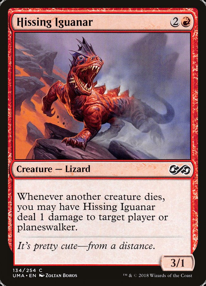 Hissing Iguanar [Ultimate Masters] [Foil]