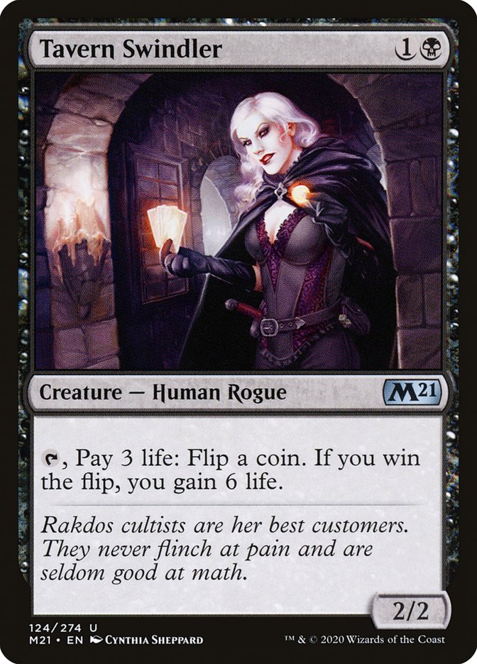 Tavern Swindler [Core Set 2021] [Foil]