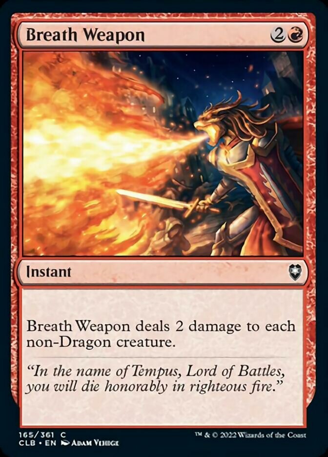 Breath Weapon [Commander Legends: Battle for Baldur's Gate] [Foil]