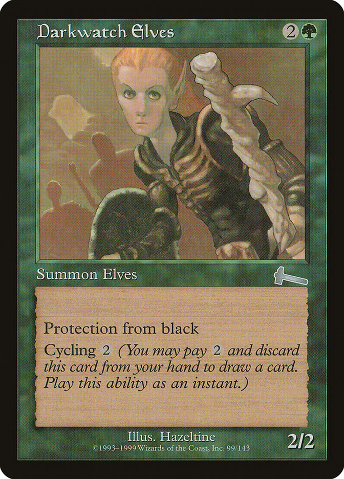 Darkwatch Elves [Urza's Legacy] [Foil]