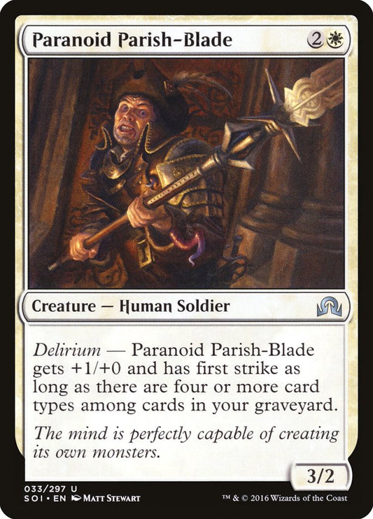 Paranoid Parish-Blade [Shadows over Innistrad] [Foil]