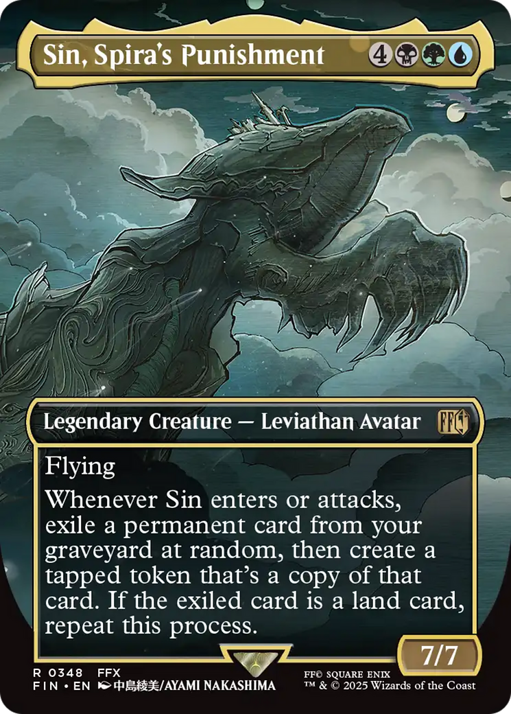 Sin, Spira's Punishment (Borderless) [FINAL FANTASY] [Foil]