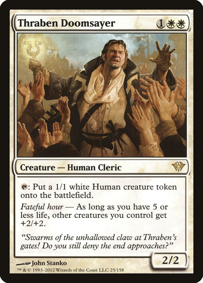 Thraben Doomsayer [Dark Ascension] [Foil]