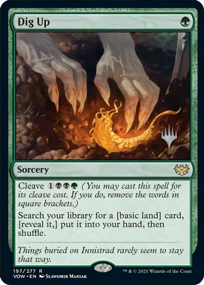 Dig Up (Promo Pack) [Innistrad: Crimson Vow Promos] [Foil]
