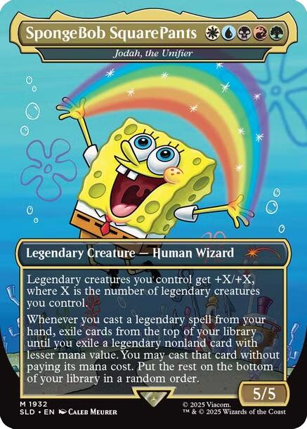 SpongeBob SquarePants - Jodah, the Unifier [Secret Lair Drop Series] [Foil]
