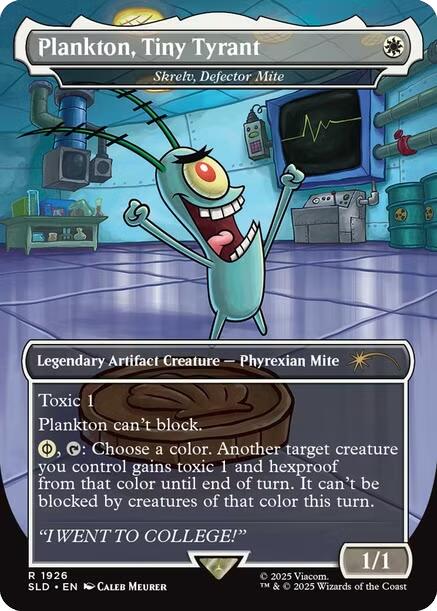 Plankton, Tiny Tyrant - Skrelv, Defector Mite [Secret Lair Drop Series] [Foil]