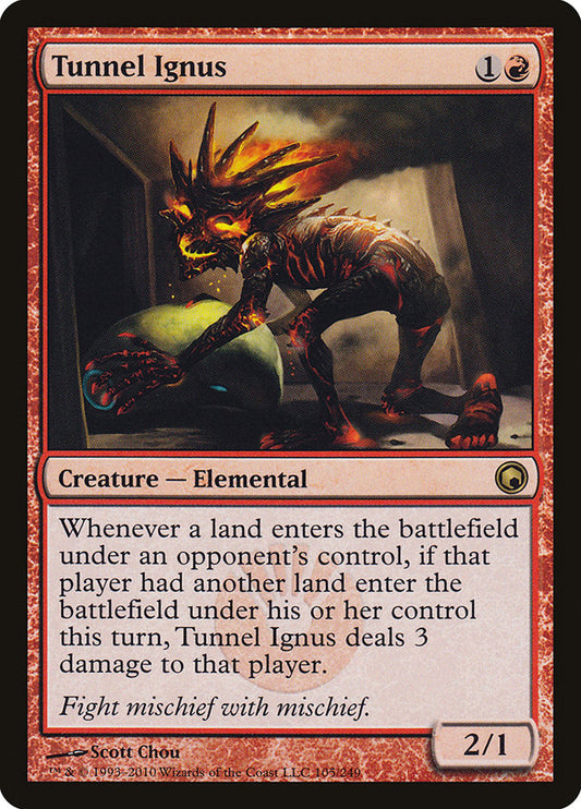 Tunnel Ignus [Scars of Mirrodin] [Foil]