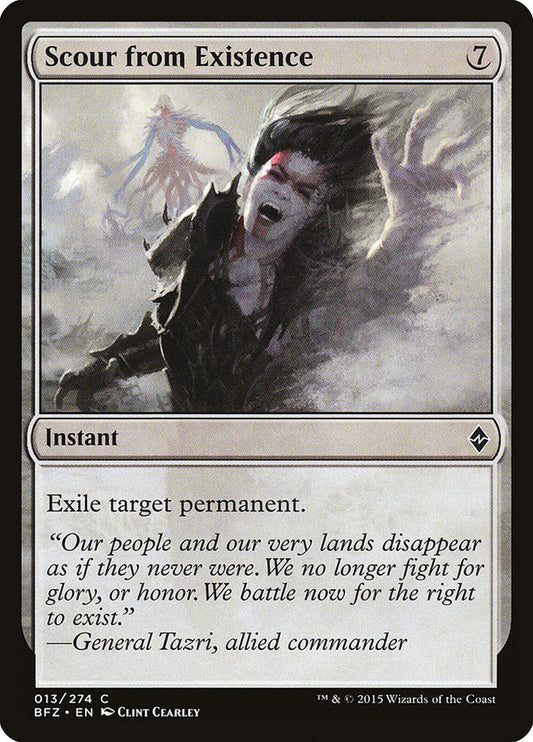 Scour from Existence [Battle for Zendikar] [Foil]