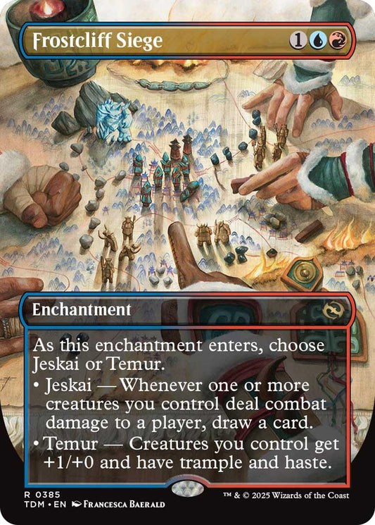 Frostcliff Siege (Borderless) [Tarkir: Dragonstorm] [Foil]