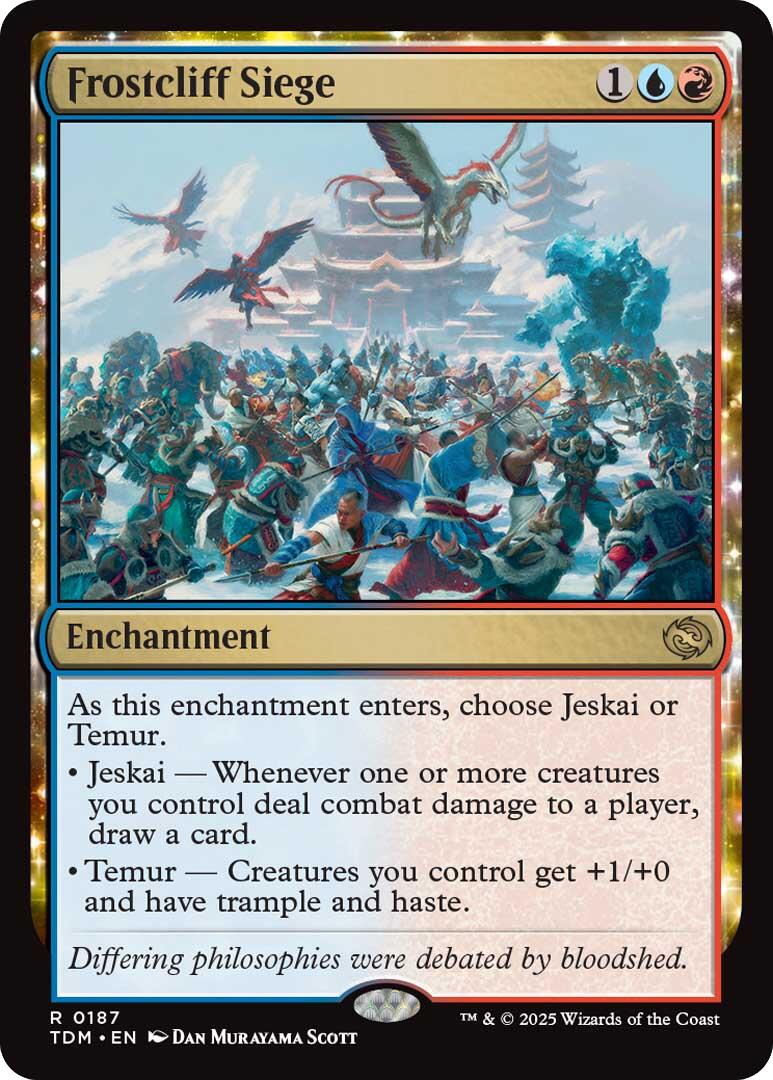 Frostcliff Siege [Tarkir: Dragonstorm] [Foil]