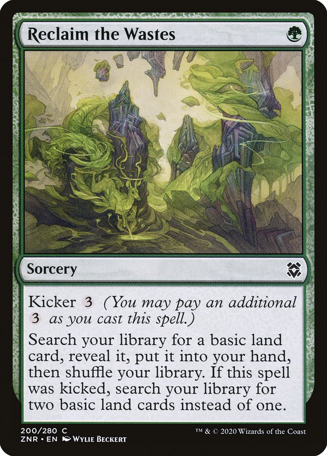 Reclaim the Wastes [Zendikar Rising] [Foil]