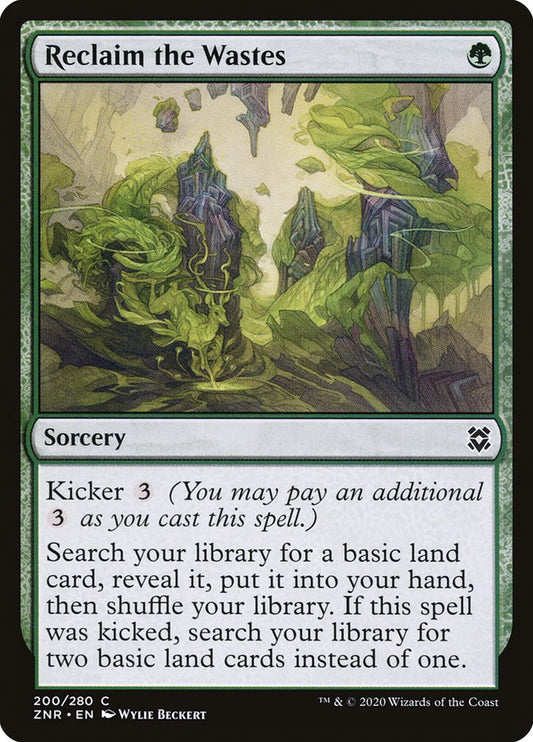 Reclaim the Wastes [Zendikar Rising] [Foil]