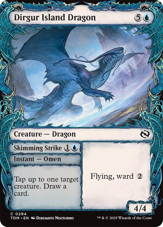 Dirgur Island Dragon (Showcase) [Tarkir: Dragonstorm] [Foil]