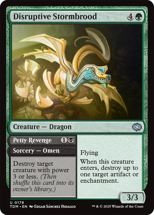 Disruptive Stormbrood [Tarkir: Dragonstorm] [Foil]