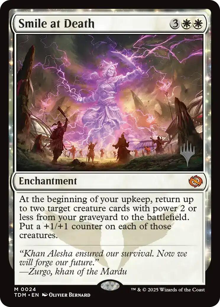 Smile at Death [Tarkir: Dragonstorm Promos] [Foil]