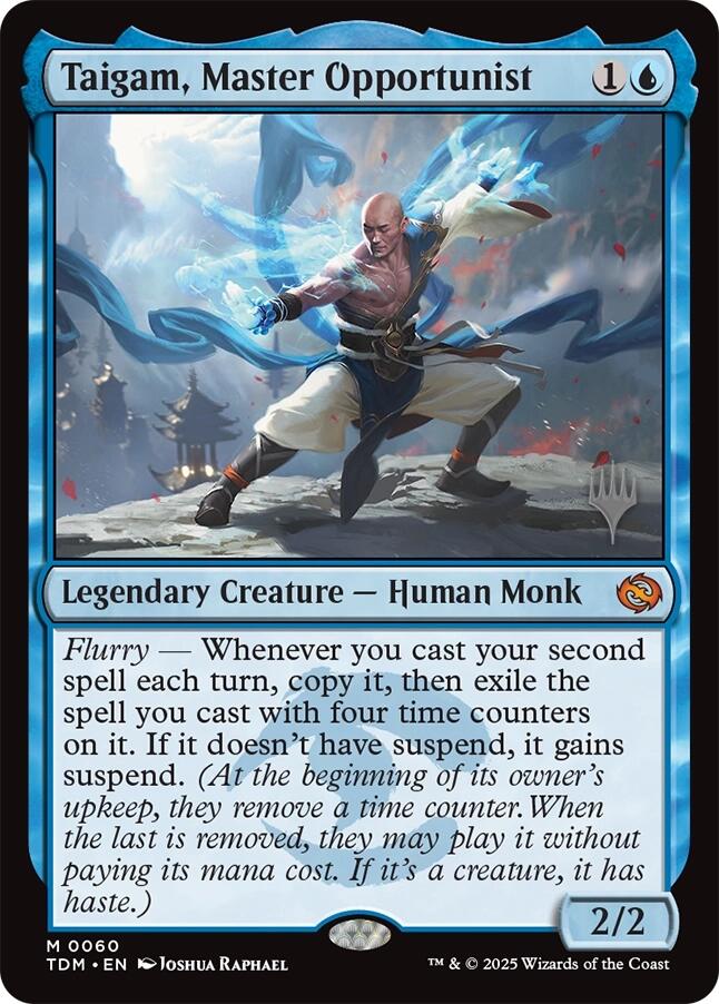 Taigam, Master Opportunist [Tarkir: Dragonstorm Promos] [Foil]