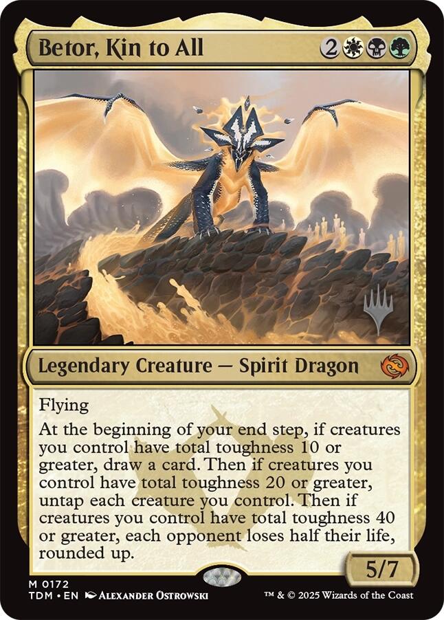 Betor, Kin to All [Tarkir: Dragonstorm Promos] [Foil]