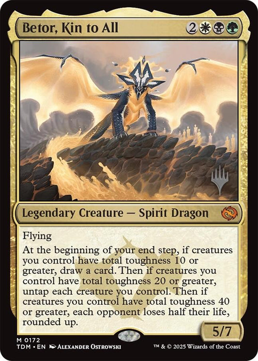 Betor, Kin to All [Tarkir: Dragonstorm Promos] [Foil]