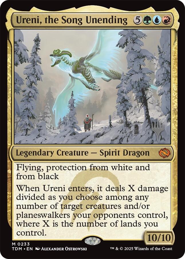 Ureni, the Song Unending [Tarkir: Dragonstorm Promos] [Foil]