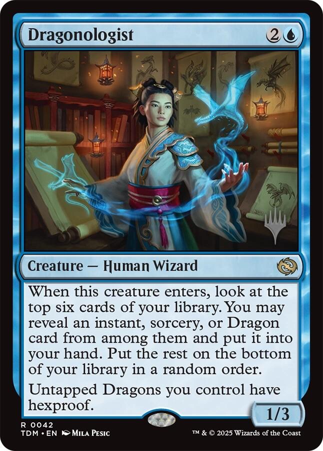 Dragonologist [Tarkir: Dragonstorm Promos] [Foil]