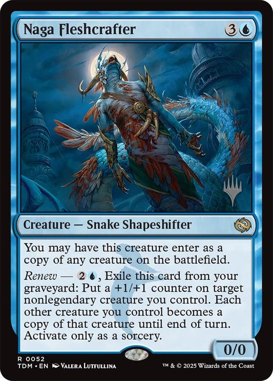 Naga Fleshcrafter [Tarkir: Dragonstorm Promos] [Foil]