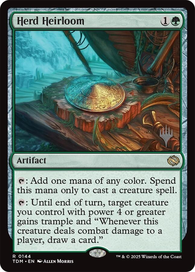 Herd Heirloom [Tarkir: Dragonstorm Promos] [Foil]