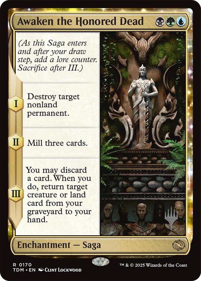 Awaken the Honored Dead [Tarkir: Dragonstorm Promos] [Foil]