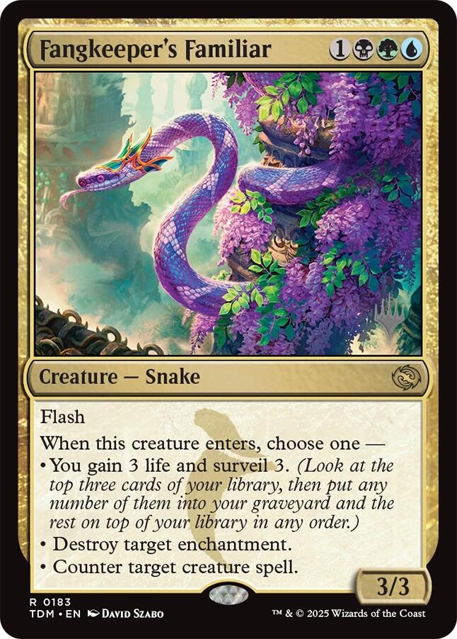 Fangkeeper's Familiar [Tarkir: Dragonstorm Promos] [Foil]
